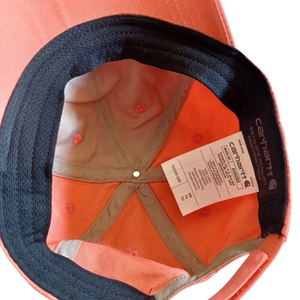 Carhartt Womens Pink‎ Canvas Adjustable Strap Back Work Hat